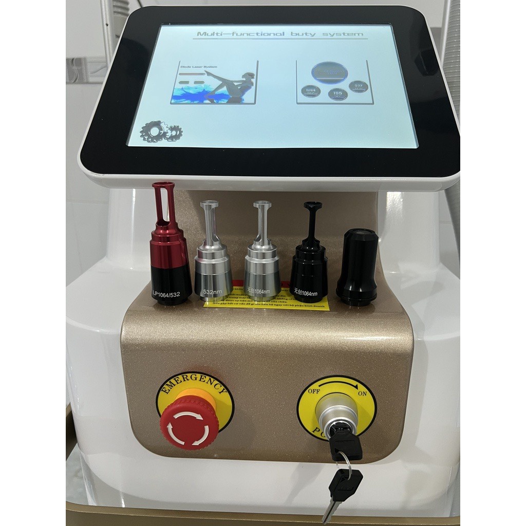 Máy triệt lông vĩnh viễn DIODE Laser Korea 808 2in1 dòng 10 thanh