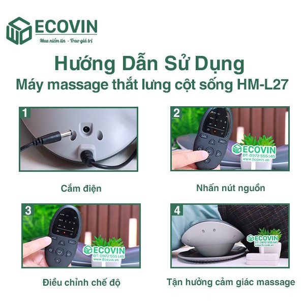 Máy Massage Thắt Lưng Hồng Ngoại Kéo Giãn Cột Sống Cho Người Thoát Vị Đĩa Đệm Thoái Hóa Cột Sống Đau Vùng Thắt Lưng