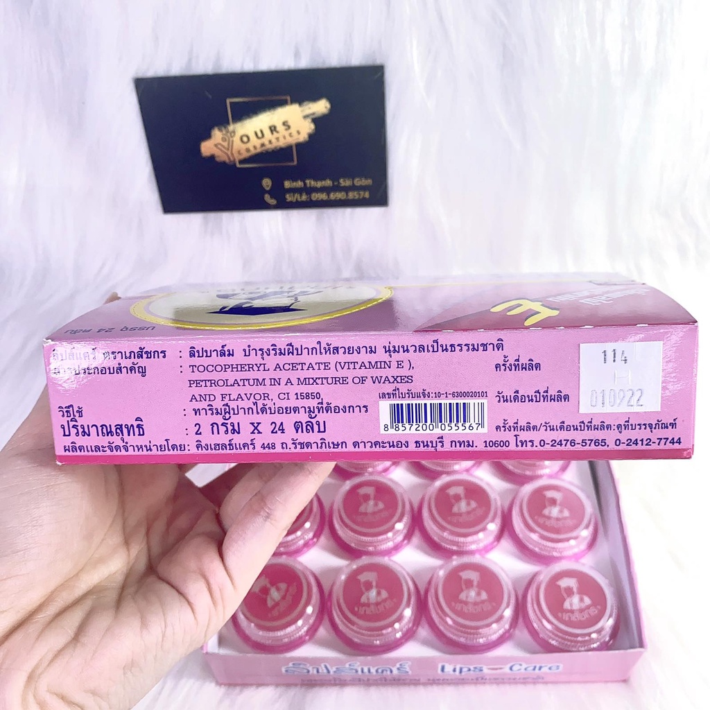 Son dưỡng chống thâm làm hồng môi Lip Care nội địa Thái Lan