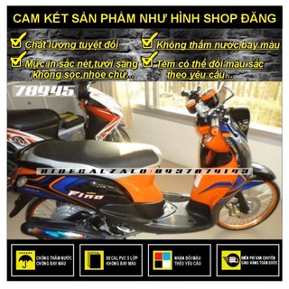 Tem rời mio fino classico mẫu thái cam đen 78945 - bi decal