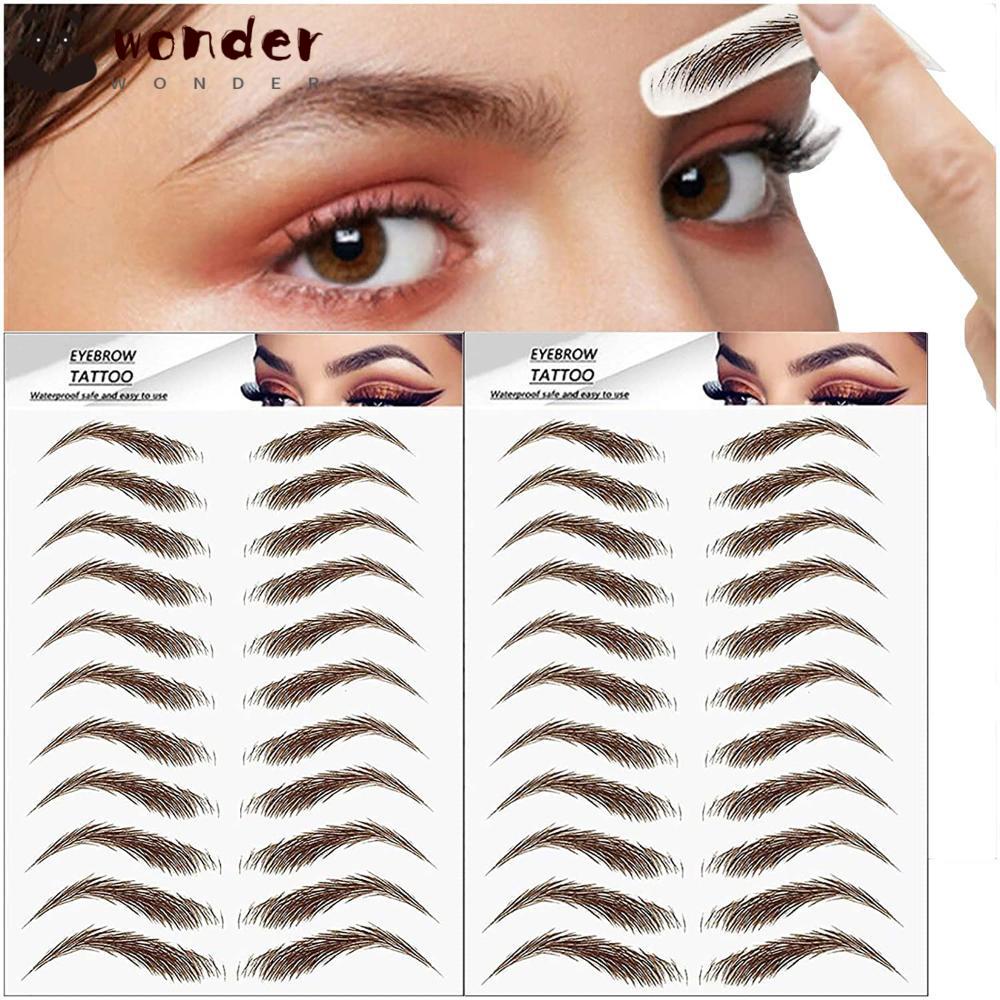 Hình Xăm Dán Lông Mày 6D Chống Nước Tốt Tiện Dụng