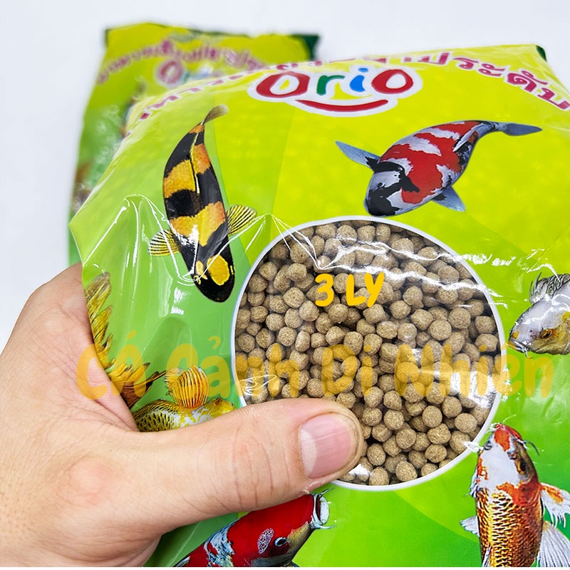 Thức ăn cho cá cảnh ORIO BiFood 500 gram - Cám cá cảnh hạt vàng cám Thái