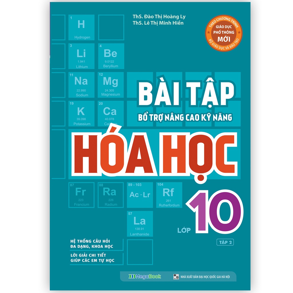 Sách Bài tập bổ trợ nâng cao kỹ năng Hóa học lớp 10 tập 2