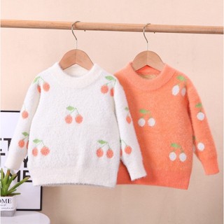Áo len cao cấp bé gái 6 tháng đến 6 tuổi