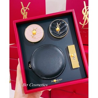 Set Phấn Cushion YSL beauty club 4 món