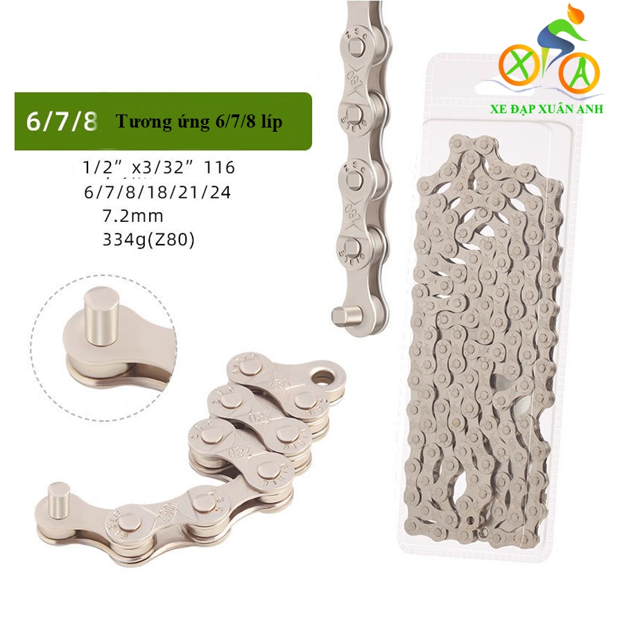 Xích Sên Xe Đạp 6/ 7 / 8 / 9 / 10 / 11 Tốc Độ