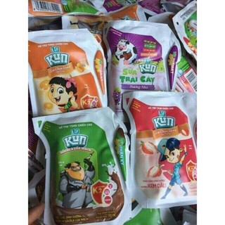 [date mới] Thùng 24 túi sữa kun 110ml đủ vị