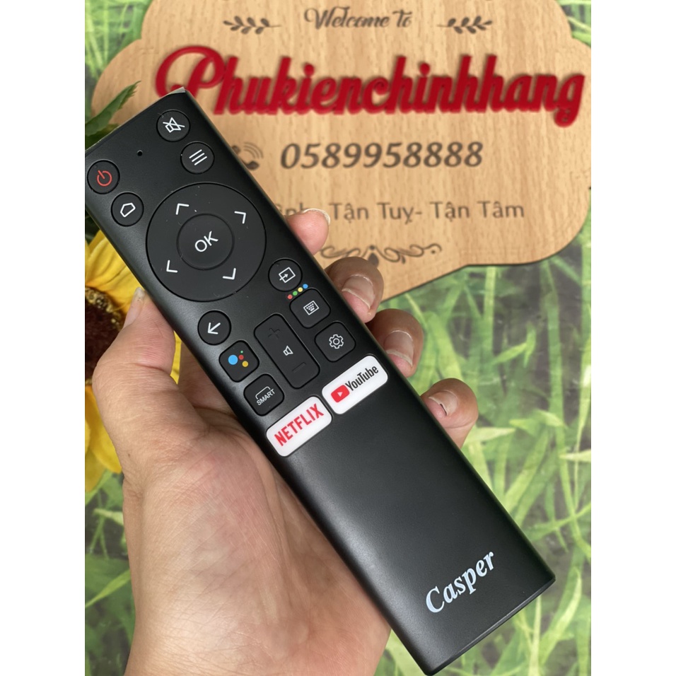 [HÀNG XỊN] REMOTE TIVI CASPER GIỌNG NÓI