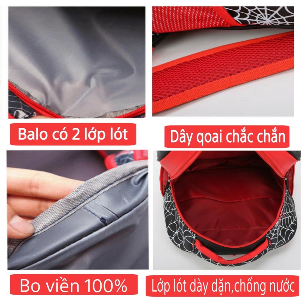 Balo cho bé trai, bé gái, balo siêu nhân, người nhện, caption, peppa cho bé từ 1-4 tuổi đi học,đi chơi .....