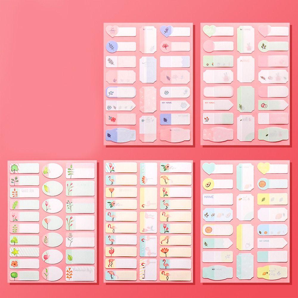 PEWANY Nhãn Dán Ghi Tên Tự Dính Chống Thấm Nước Dành Cho Học Sinh