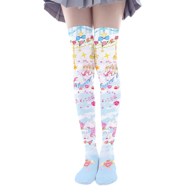 Tất Dài Qua Gối Hóa Trang Nhân Vật Hoạt Hình Phong Cách Lolita Nhật Bản Cho Nữ