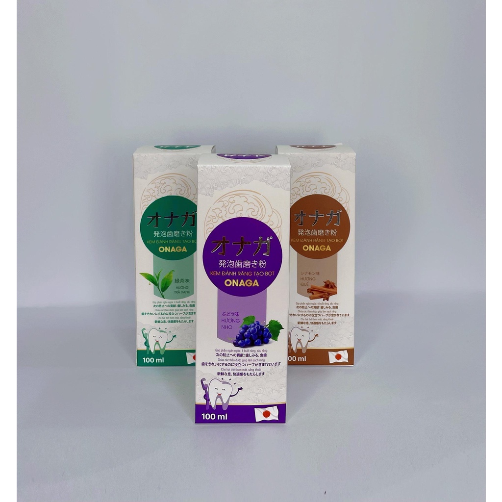 Kem đánh răng tạo bọt  ONAGA