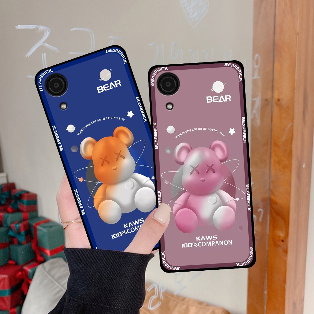 Ốp lưng Samsung A03 Core in hình be@rbick, couple cặp đôi dễ thương