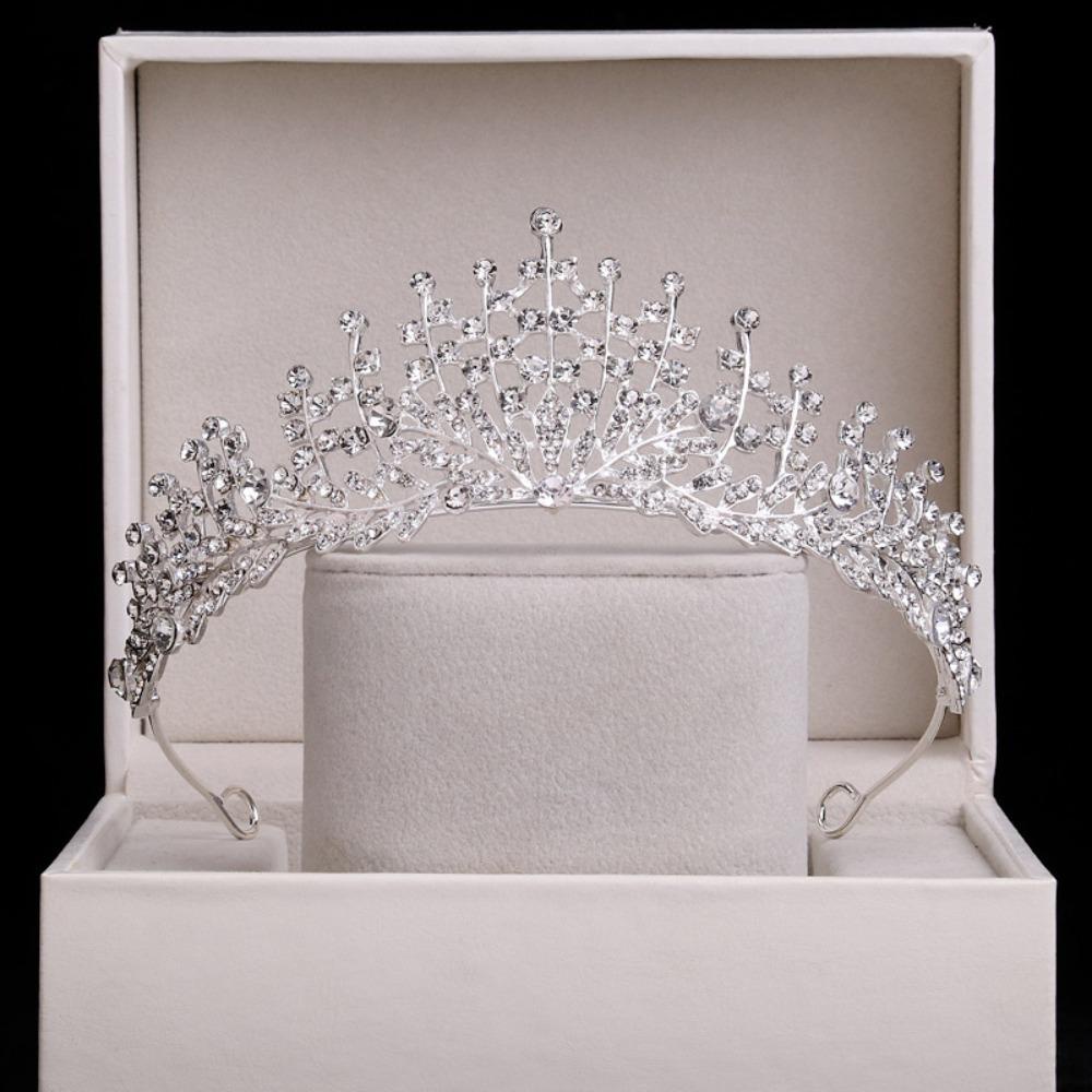 Vương Miện Công Chúa Phong Cách Baroque Cho Cô Dâu|Vương Miện Đội Đầu Kiểu Dáng Dễ Thương Xinh Xắn