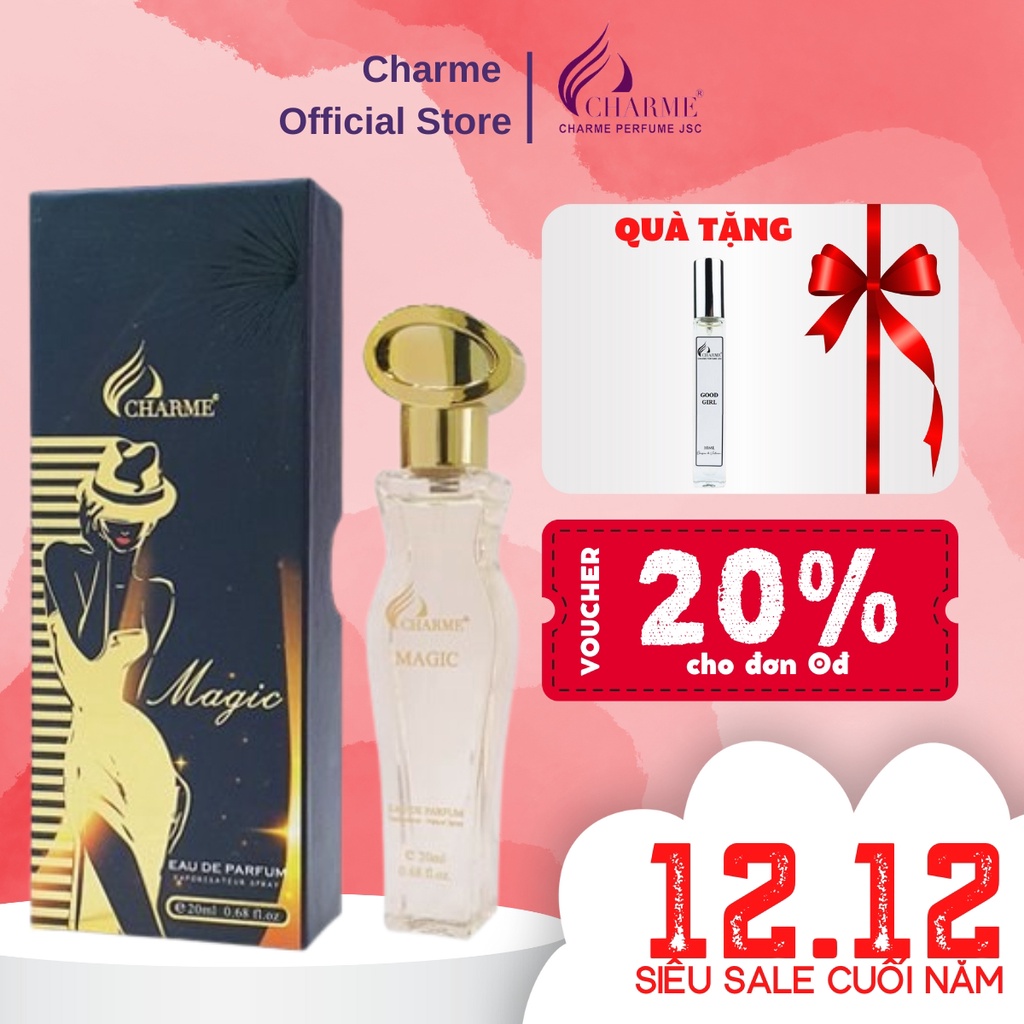 Nước Hoa Vùng Kín Charme Magic 20ml - Màu Đen