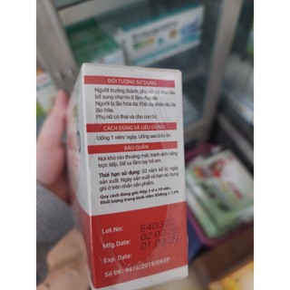 VITAMIN E ĐỎ PRIVERA E300 HỘP 30V