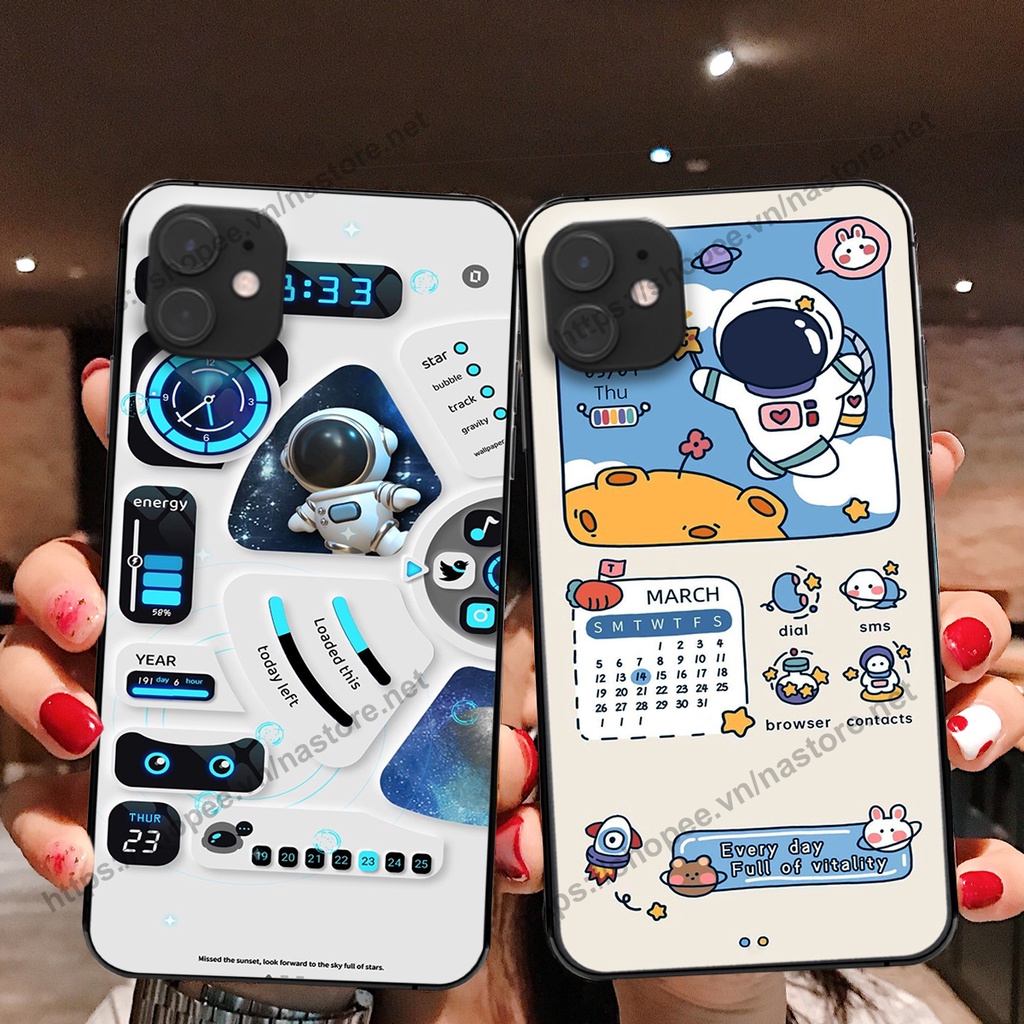 Ốp lưng Iphone 11-IPHONE 11 PRO-IPHONE 11 PRO MAX cute,phi hành gia cute 3d cute giá rẻ