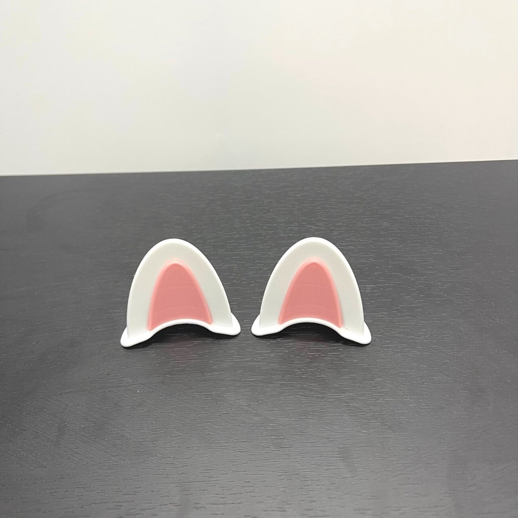 Tai mèo 2 màu gắn mũ bảo hiểm - hàng nhập khẩu