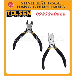 Kìm điện, kìm cắt mini 4,5 inch tolsen 10030, 10033