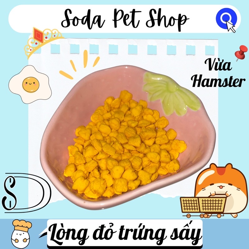 Lòng Đỏ Trứng Sấy Cho Hamster