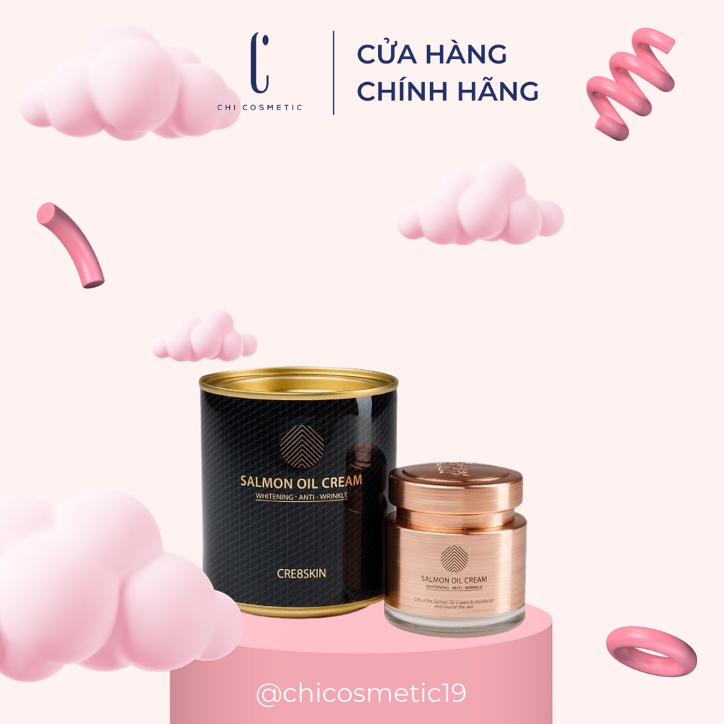 Kem Dưỡng Chiết Xuất Dầu Cá Hồi Cre8skin Salmon Oil Cream 80g