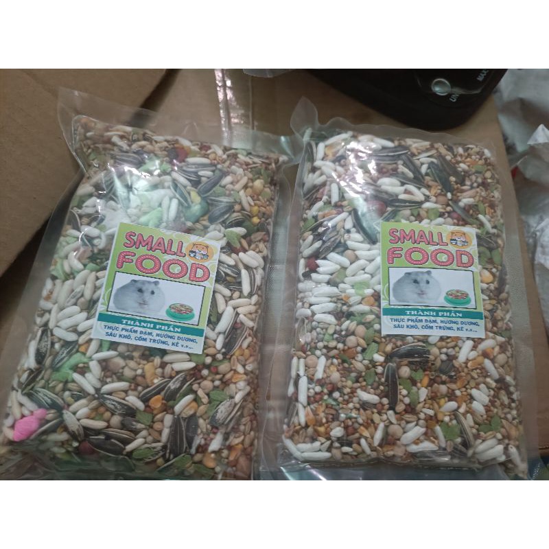 Thức ăn Hamster hạt trộn dinh dưỡng nhiều thành phần gói 500G