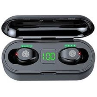 Tai Nghe Bluetooth F9 TWS Không Dây | nút cảm ứng | Hiển thị % pin, Dung Lượng 2000Mah