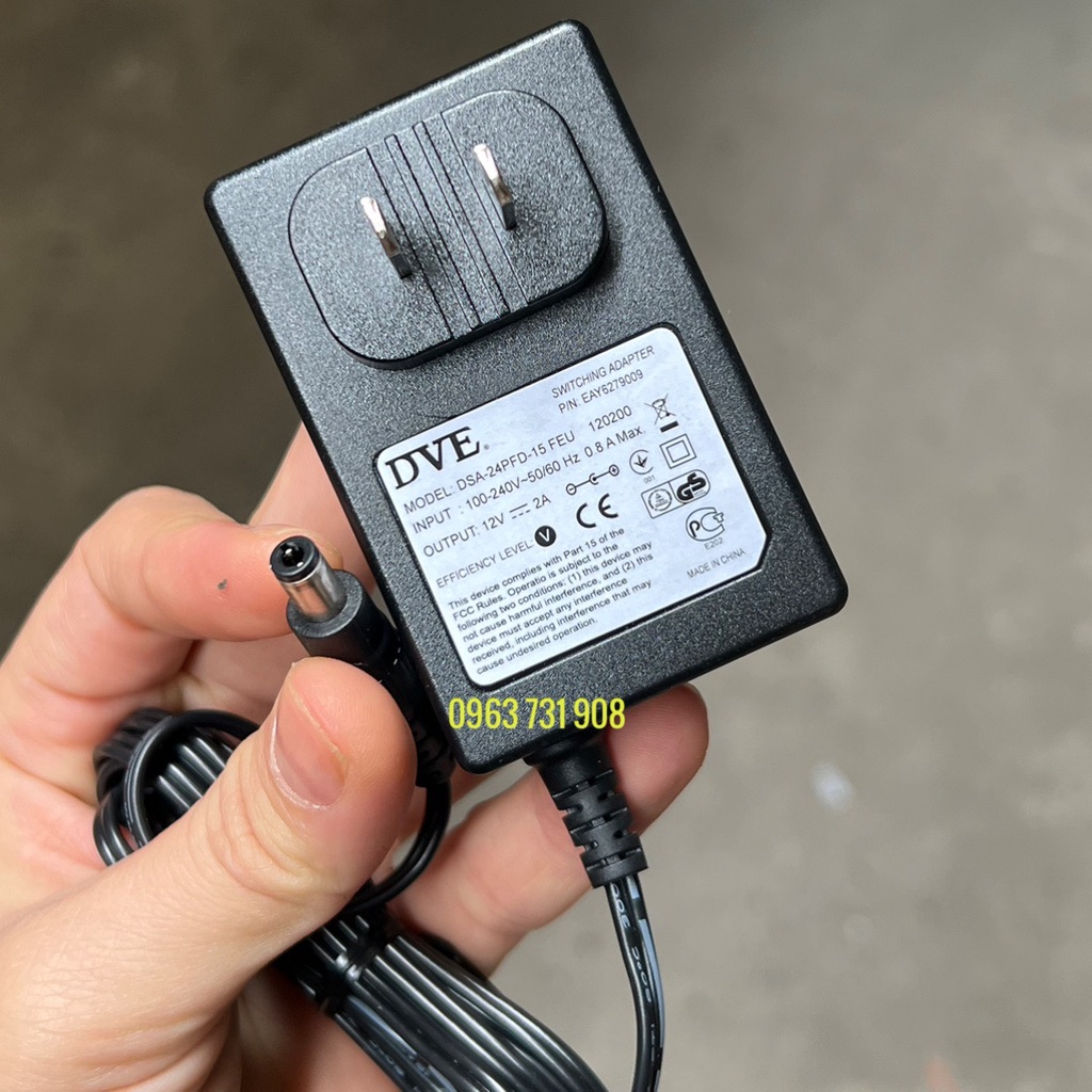 Nguồn sạc 12V 2A  hàng loại xịn