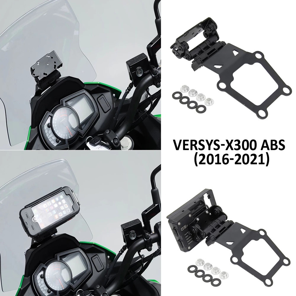 Mới Giá Đỡ Điện Thoại / Thiết Bị Định Vị GPS Dành Cho Xe Mô Tô KAWASAKI Versys X300 Versys X-300 2016-2021