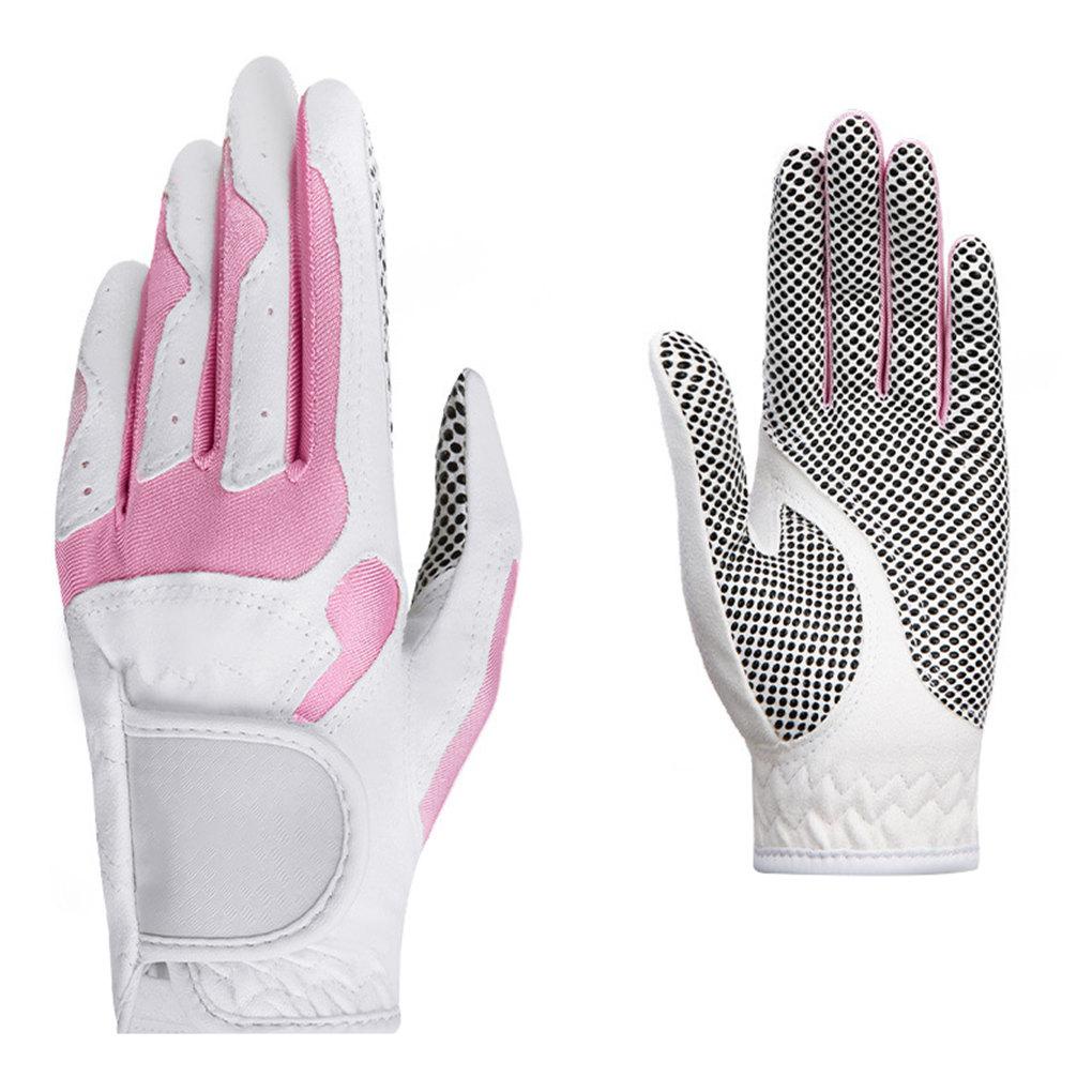 1 Đôi Găng Tay Chơi Golf Chống Trượt Vải Vi Sợi Co Giãn Thoáng Khí Cho Nữ