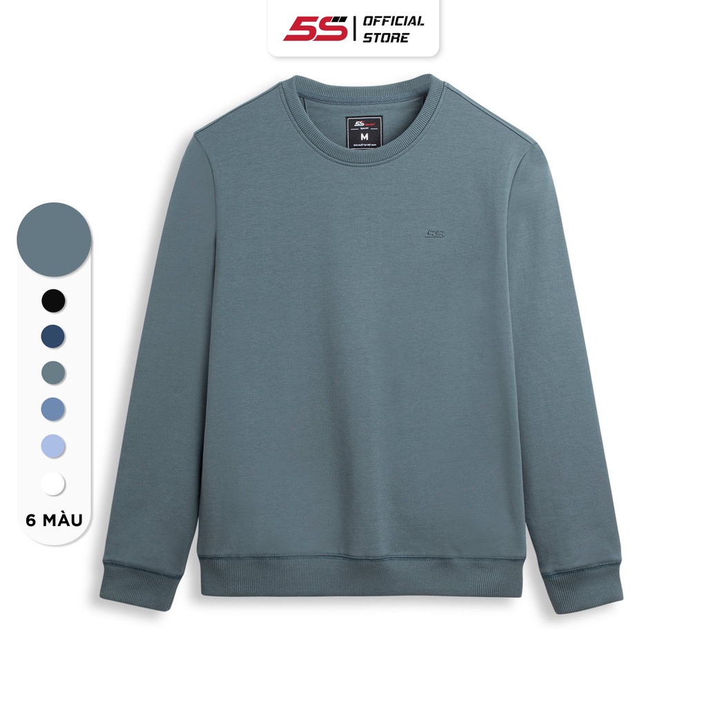 Áo Sweater Nỉ Nam 5S (5 màu),Vải Cotton USA, Mềm Mại, Giữ Ấm Tốt, Phom Dáng Trẻ Trung (ANO22047)