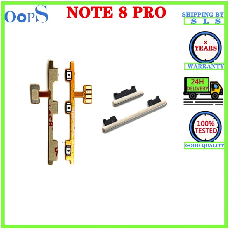 Flex Nút Nguồn + Nút Nguồn + Dây Cáp Dẻo Thay Thế Chuyên Dụng Cho xiaomi redmi note 8 pro