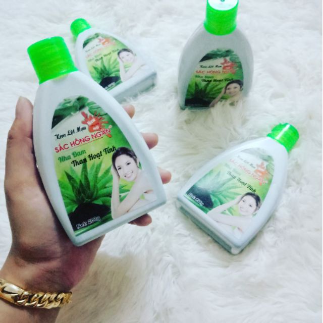 Gel lột mụn sắc hồng ngân