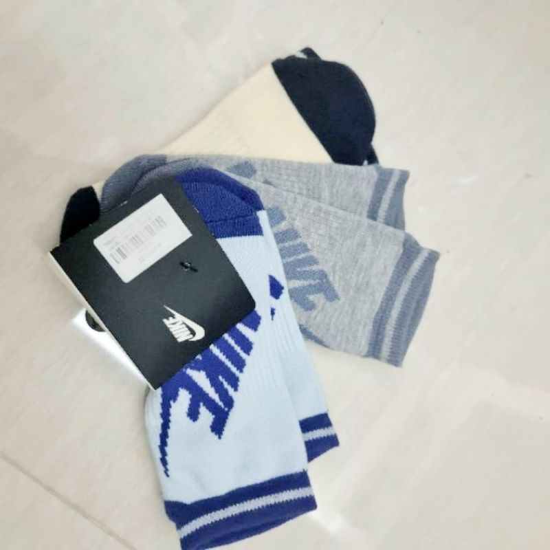 TH9835 Lố 3 đôi vớ cổ thấp vải dầy dặn siêu êm chân 3 màu Nike - Hàng Mỹ