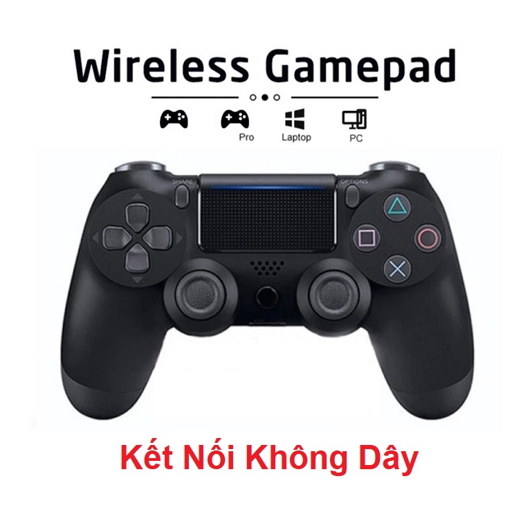 Tay Chơi Game, FO4 Có Dây Kết Nối Dễ Dàng, Gamepad Double Sock, Dual Rung, Chất Liệu Nhựa ABS Cao Cấp - Cảm Biến 6 Trục