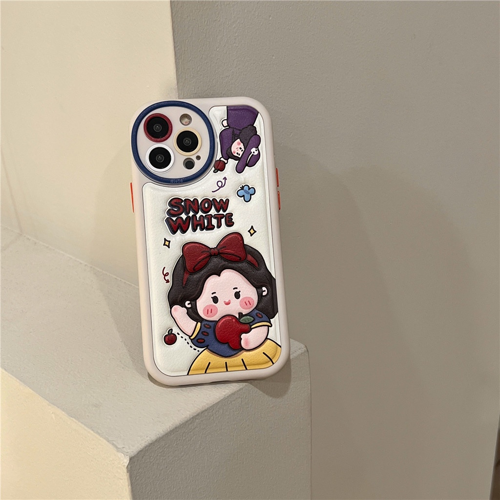 Ốp Điện Thoại Da Viền tpu Dẻo In Họa Tiết Hoạt Hình Góc Tròn Cho iphone 15 pro max 14 pro max 13 pro max 12 pro max