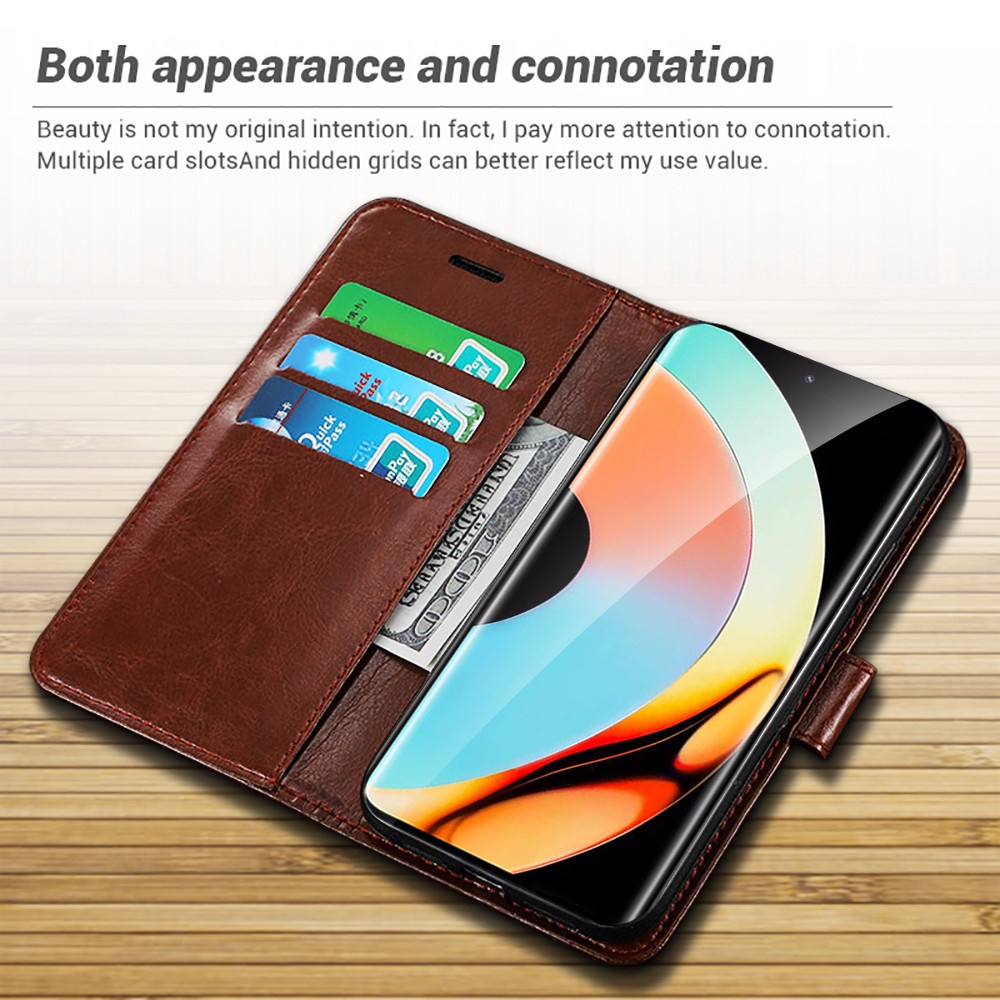 Ốp Lưng Điện Thoại Dạng Ví Da Lật Dành Cho realme 10 Pro Plus 5G Realme10 4g realme 10 Pro Plus