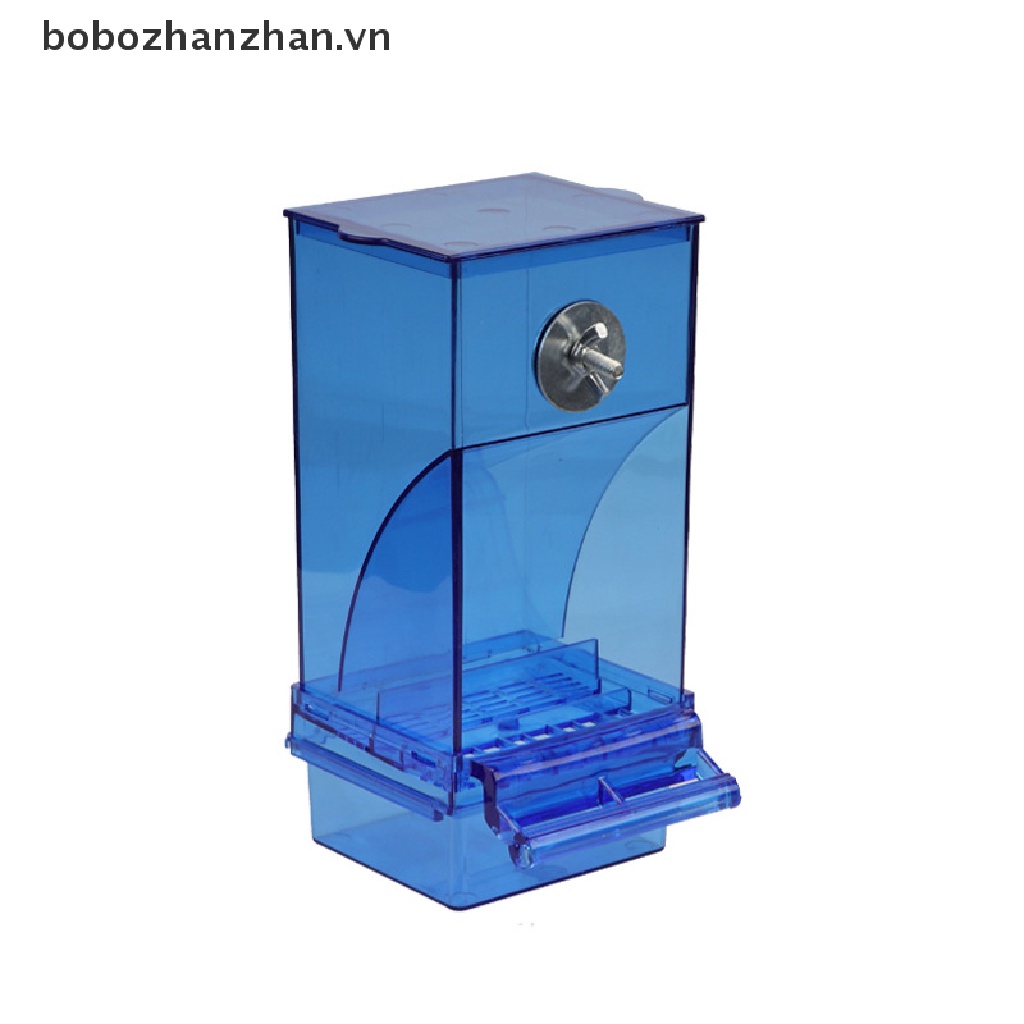 Hộp Đựng Thức Ăn Tự Động Trong Suốt Dành Cho Chim Vẹt