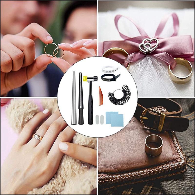 Bộ 11 Dụng Cụ Đo Kích Cỡ Nhẫn Chuyên Dụng
