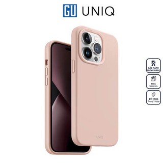 Ốp uniq hybrid lino for iphone 14/14 plus/ 14 pro/ 14 pro max bảo vệ rơi toàn diện 360 độ công nghệ phủ giảm hấp thụ bụi