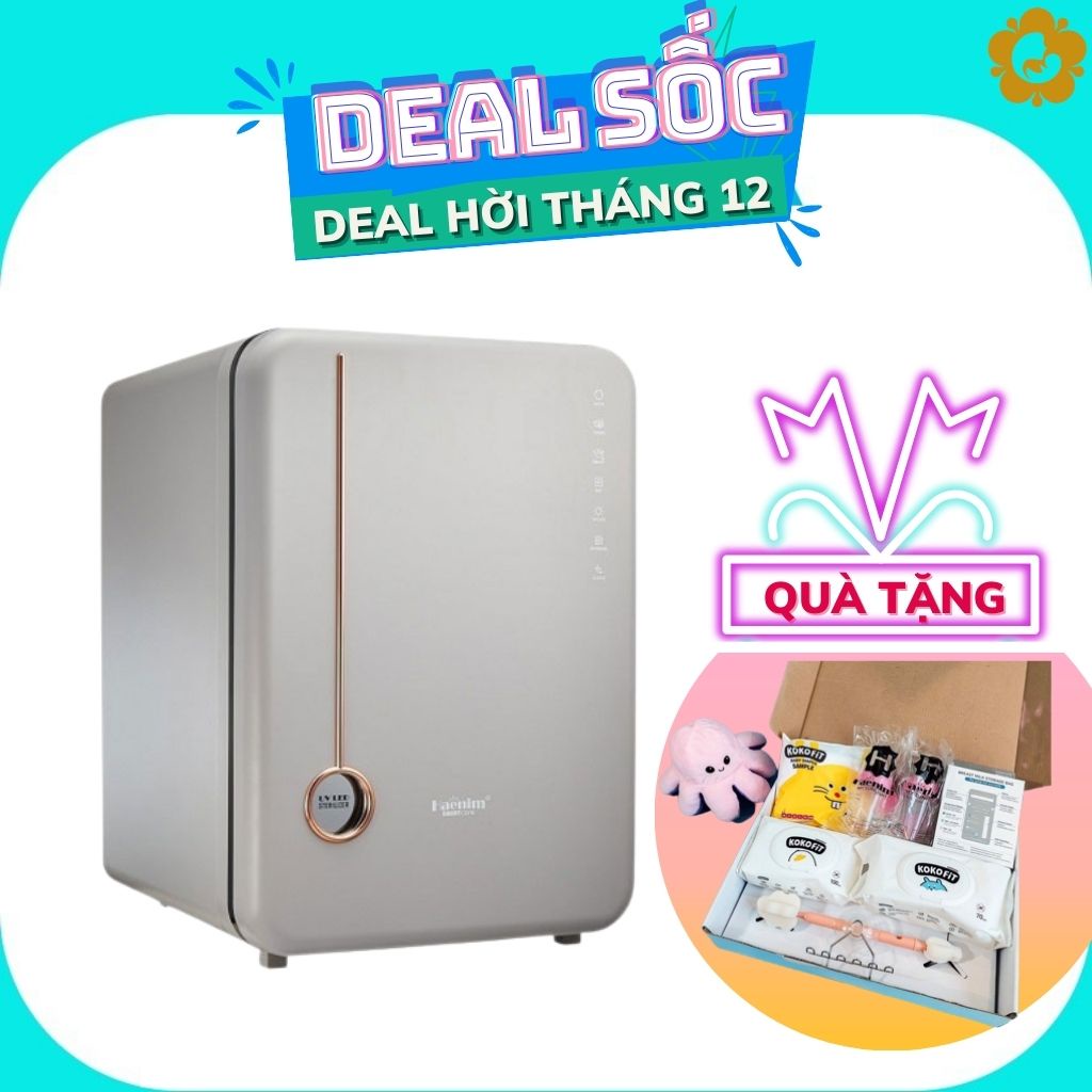 Máy tiệt trùng sấy khô bình sữa Haenim thế hệ thứ 4 UVLED 2020 diệt khuẩn tối ưu - BH 3 năm chính hãng
