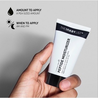 (BILL US) Kem dưỡng ẩm The INKEY LIST Peptide Moisturizer 50ml mẫu mới dạng tuýp