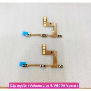 Cáp nguồn + volume vsmart live 4/V640a