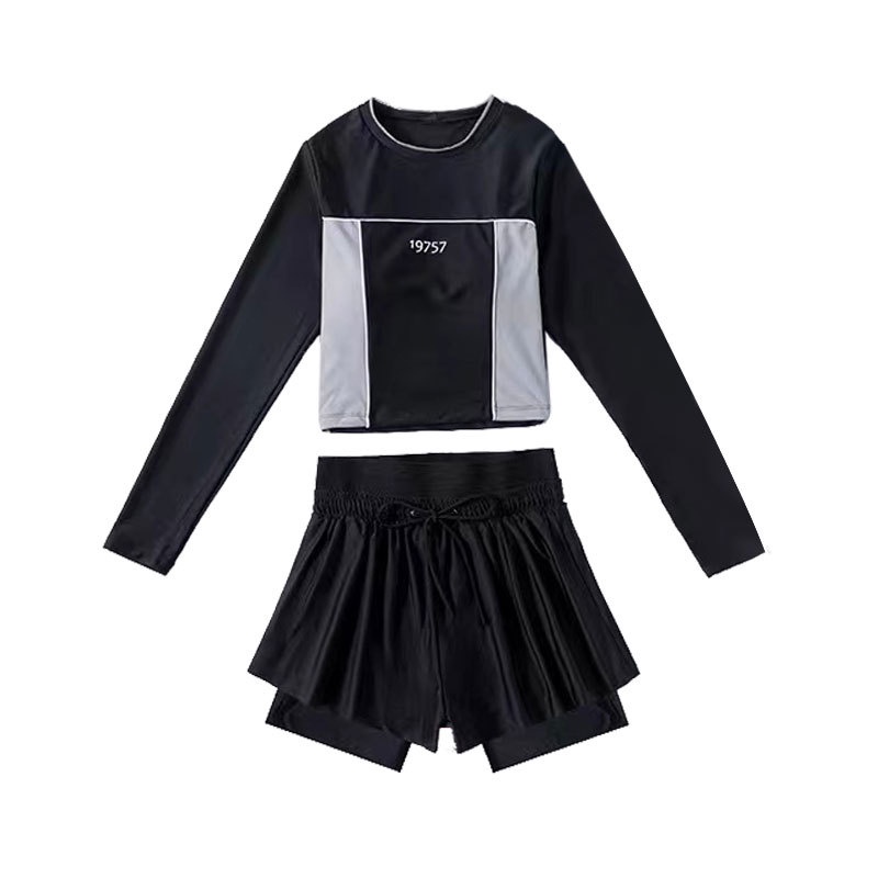 Bộ Đồ Bơi Tay Dài Chống Nắng Thời Trang Mùa Hè Cho Nữ