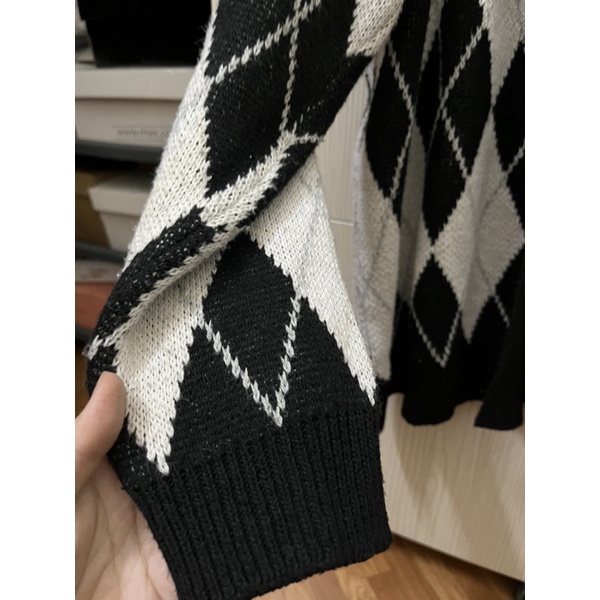 Pass áo khoác len cardigan