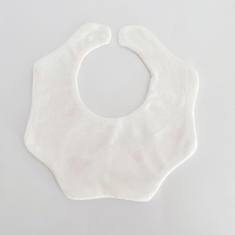 Yếm Ăn Chống Thấm Nước Họa Tiết Hoa Xinh Xắn Cho Bé 0-24 Tháng Tuổi