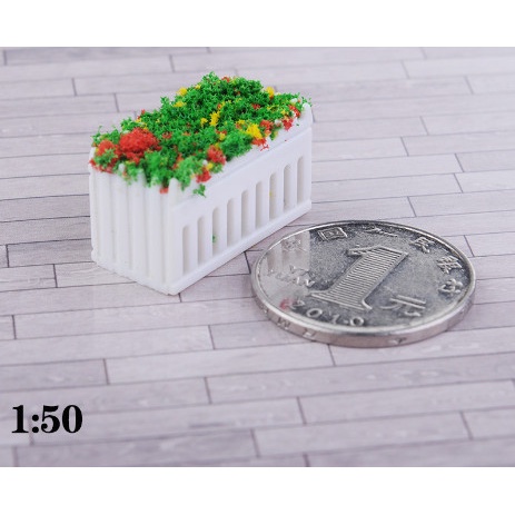 Mô Hình Chậu Hoa Trang Trí Vườn Mô Hình