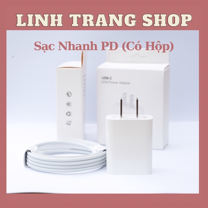 (Có Hộp) Sạc Nhanh PD , Bảo Hành 12 Tháng
