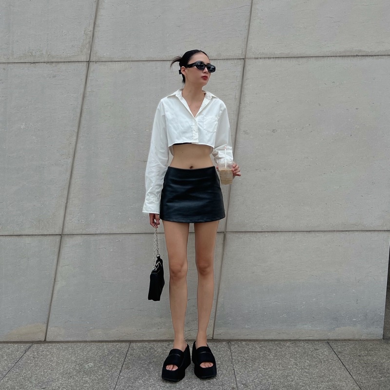 _Áo sơmi croptop