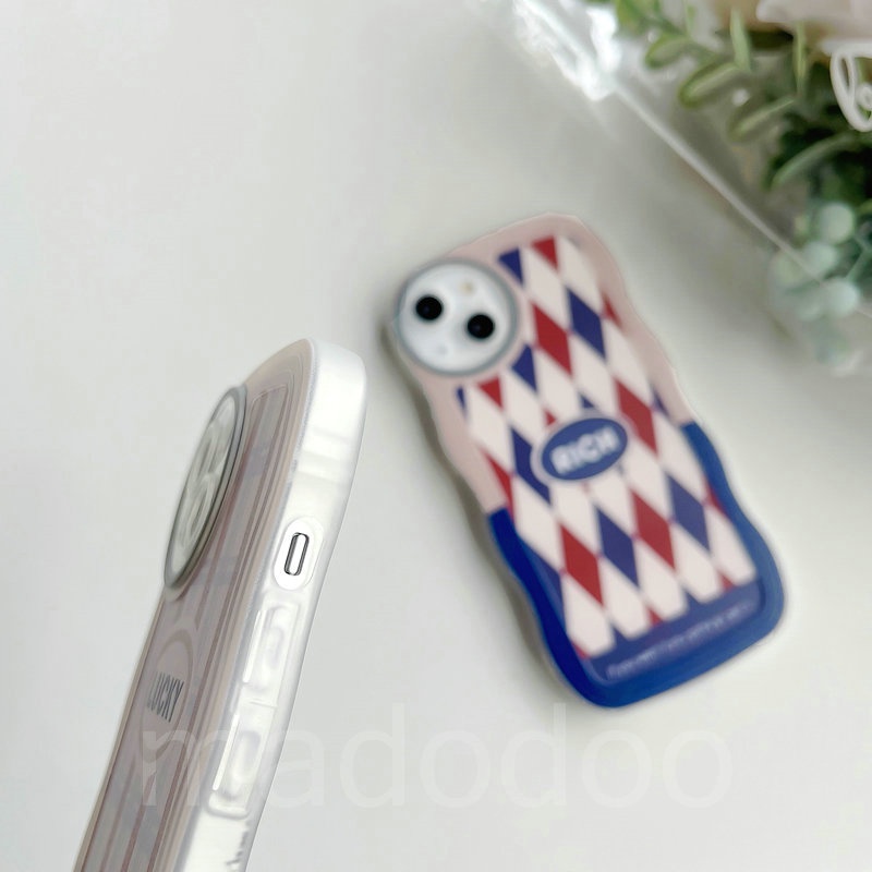 OPPO A17 A77S A76 A96 A54 4G 5G A16 A16S A74 A95 A94 A93 A55 A53 A33 2020 A52 A72 A92 A15S A15S A31 A1K A12E A3S A9 A5 A7 A5S A12 A11K A57 2022 A83 A71 2018 A59 F11 Pro F9 F7 F1S F5 Youth Cute Lines Grid Rich Lucky Waves Edge Soft Phone Case BW 13